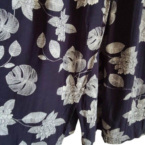 ROXY In the Mood for Dance Black White Floral Sleeveless Maxi Dress Womens Small - Picture 7 of 16